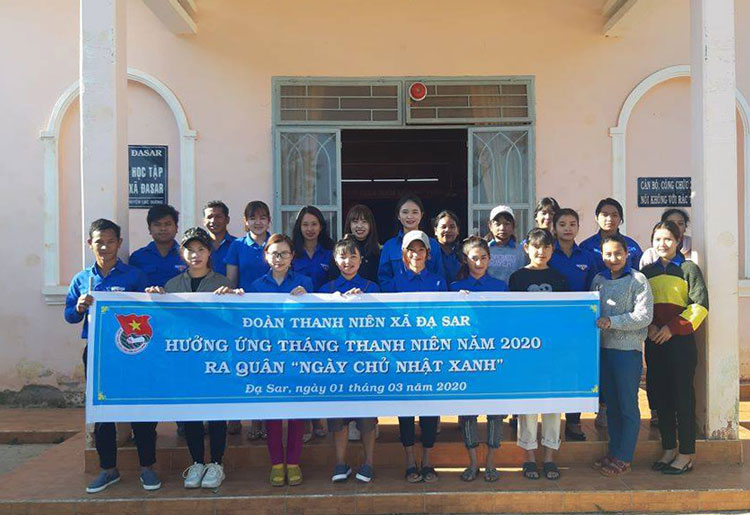 Đoàn viên, thanh niên huyện Lạc Dương với các hoạt động bảo vệ môi trường