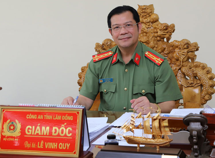 Đại tá Lê Vinh Quy, Giám đốc Công an tỉnh Lâm Đồng