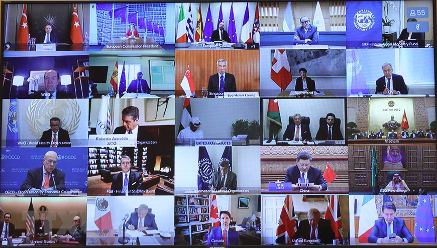 Họp trực tuyến G20, Thủ tướng chia sẻ nhiều biện pháp hành động chung ứng phó COVID-19