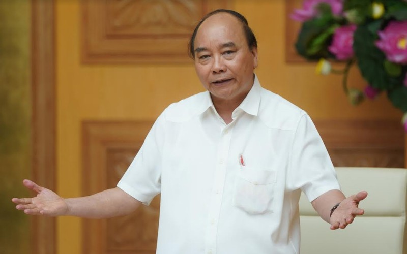 Thủ tướng Nguyễn Xuân Phúc chủ trì cuộc họp với lãnh đạo các bộ, ngành