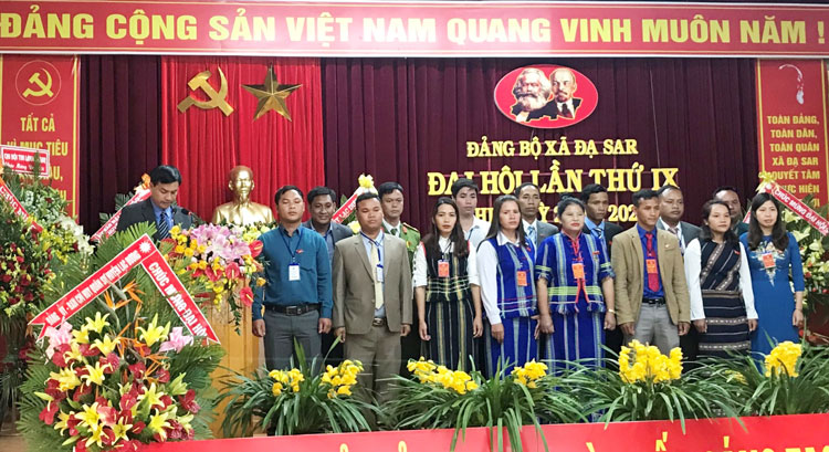 Đảng bộ xã Đạ Sar tổ chức Đại hội điểm