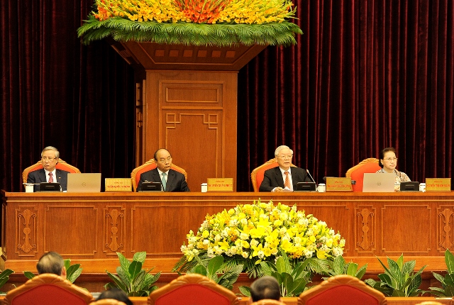 Tổng Bí thư, Chủ tịch nước Nguyễn Phú Trọng phát biểu bế mạc Hội nghị.