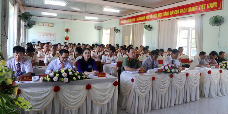 Toàn cảnh Đại hội Đảng bộ Công an huyện Đạ Huoai nhiệm kỳ 2020 - 2025