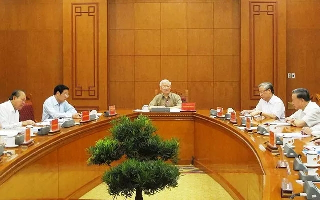 Tổng Bí thư, Chủ tịch nước Nguyễn Phú Trọng chủ trì họp Thường trực Ban Chỉ đạo T.Ư về phòng, chống tham nhũng