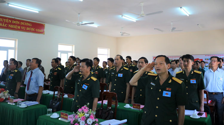 Toàn cảnh Đại hội Đảng bộ Quân sự huyện Đơn Dương