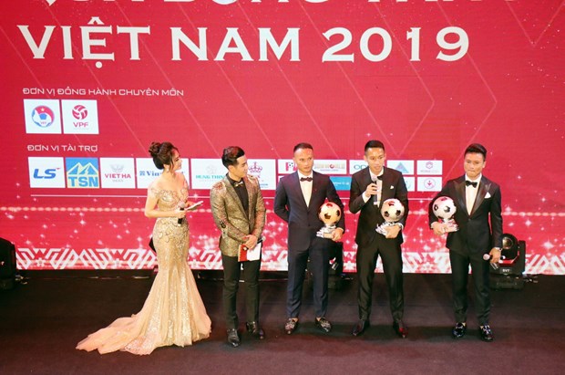 Quả bóng Vàng Việt Nam 2019 Đỗ Hùng Dũng chia sẻ cảm xúc tại buổi lễ