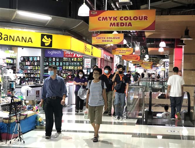 Một trung tâm mua sắm ở Bangkok, Thái Lan