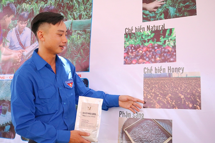 Hướng tới sản phẩm sạch, hoàn toàn được làm từ hữu cơ vi sinh, Phạm Văn Quang hình thành nên hương vị Robusta Honey Coffe tại xã Hòa Bắc, huyện Di Linh