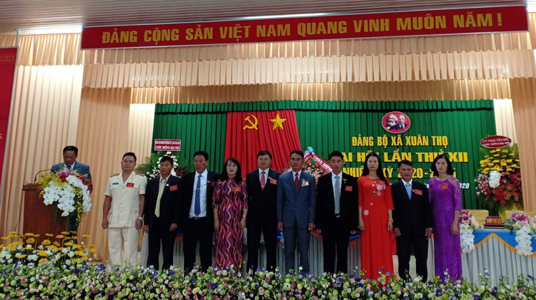 Ban Chấp hành Đảng bộ xã Xuân Thọ nhiệm kỳ 2020 - 2025 ra mắt Đại hội