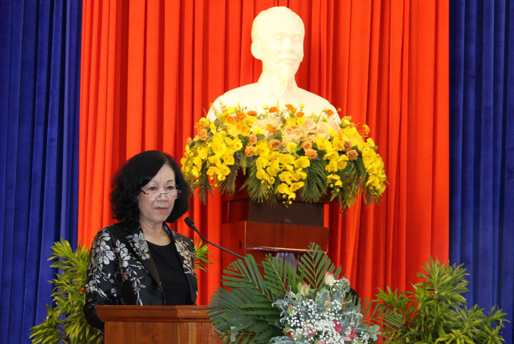 Trưởng Ban Dân vận Trung ương Trương Thị Mai tiếp xúc cử tri thành phố Đà Lạt