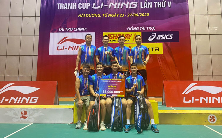 Lâm Đồng giành huy chương đồng tại Giải Vô địch cầu lông đồng đội toàn quốc