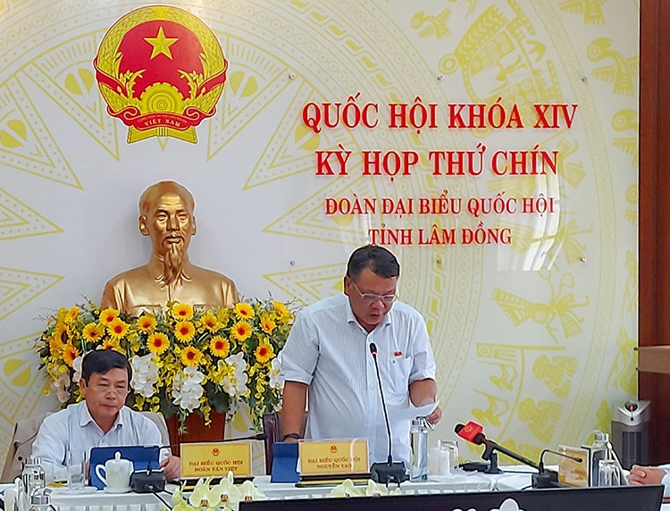 Đoàn ĐBQH họp trực tuyến kỳ họp thứ 9, Quốc hội khóa XIV tại đầu cầu Lâm Đồng
