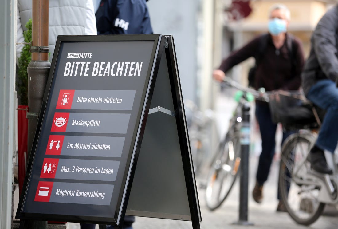 Một nhà hàng tại Đức đưa ra các quy định về phòng chống dịch