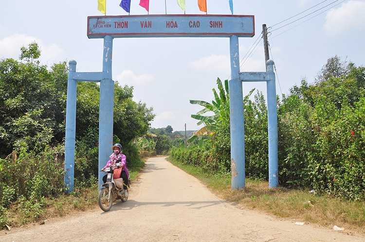Cao Sinh - thôn điển hình trong nhiều hoạt động của huyện tại xã Gia Viễn - Cát Tiên