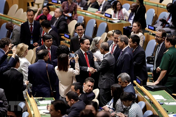 Các nước chúc mừng Việt Nam trúng cử ủy viên không thường trực Hội đồng Bảo an Liên Hiệp Quốc