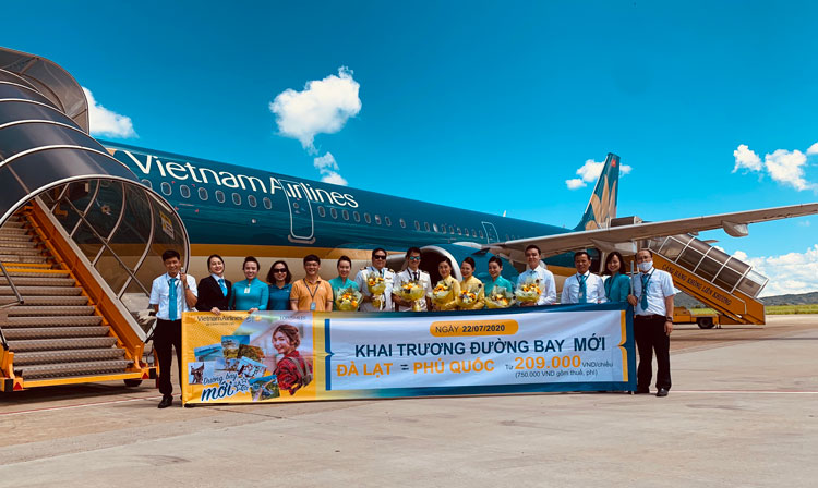 Vietnam Airlines khai thác đường bay thẳng Đà Lạt – Phú Quốc từ ngày 22/7