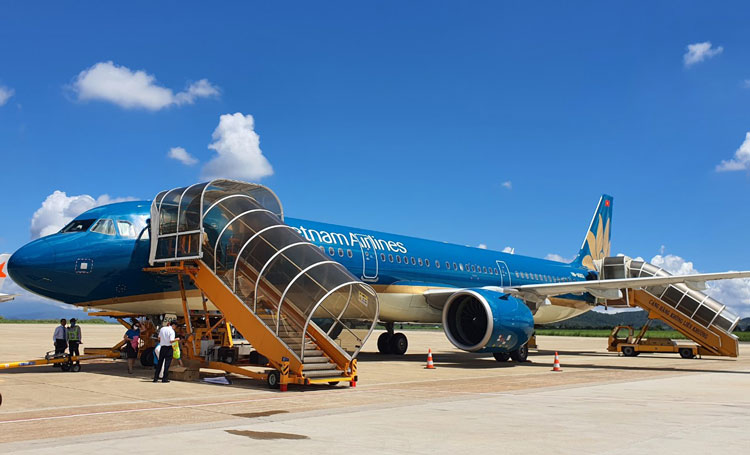 Tàu bay được Vietnam Airlines đưa vào khai thác chuyến Đà Lạt – Phú Quốc