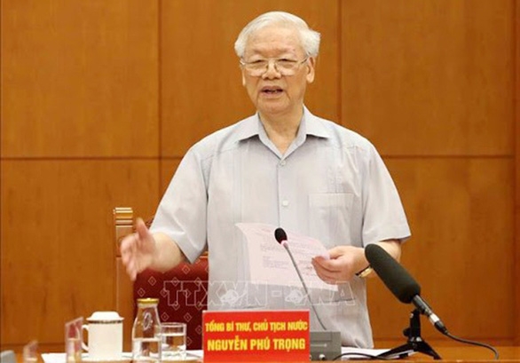 Tổng bí thư, Chủ tịch nước Nguyễn Phú Trọng