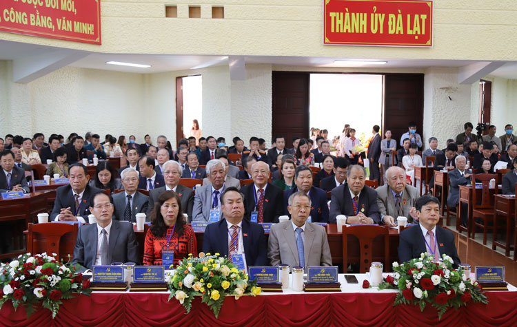 Lãnh đạo tỉnh Lâm Đồng tham dự Đại hội