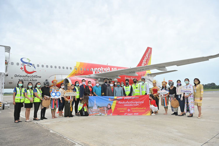 Vietjet khai trương đường bay kết nối thủ đô Băng Cốc và Nakhon Si Thammarat