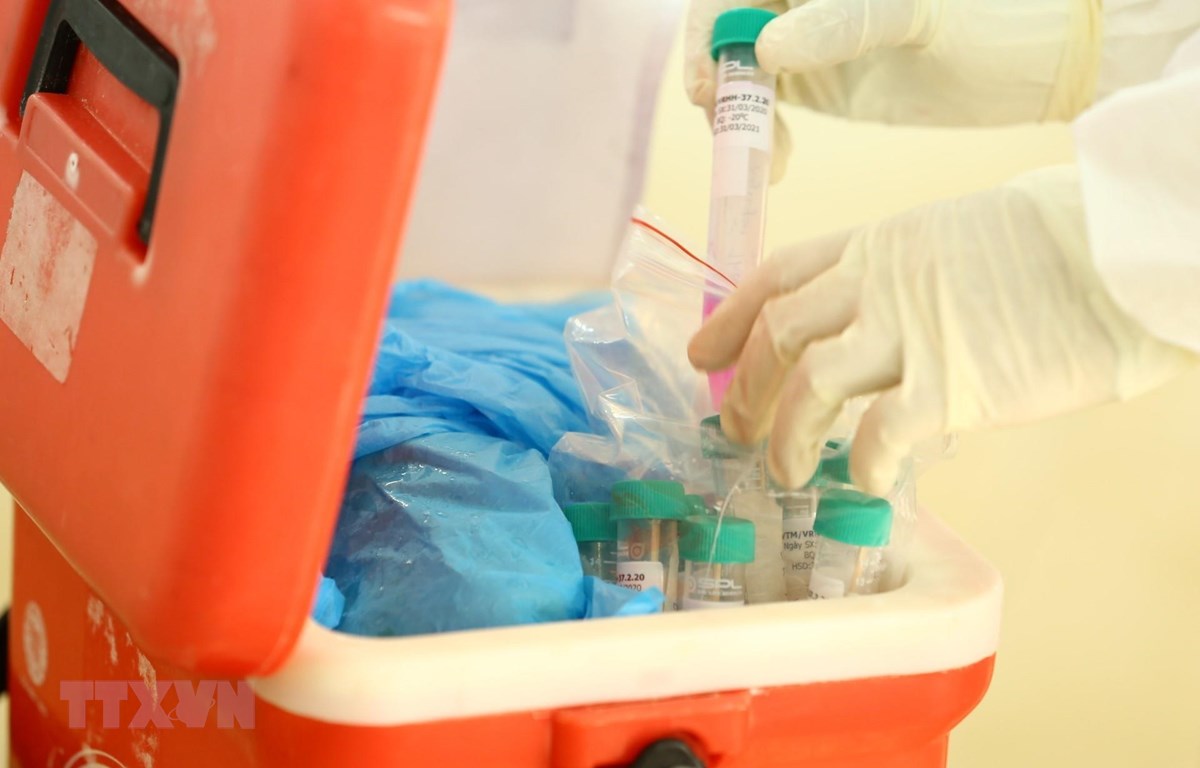 Các mẫu bệnh phẩm chuyển đến các đơn vị xét nghiệm bằng phương pháp RT-PCR