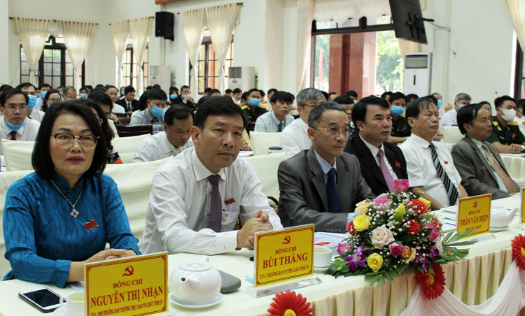 Khai mạc Đại hội đại biểu Đảng bộ huyện Cát Tiên lần thứ VIII, nhiệm kỳ 2020-2025