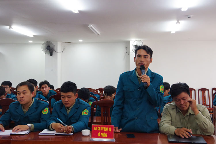 Kiểm tra Quy chế dân chủ cơ sở tại Ban CHQS thành phố Đà Lạt