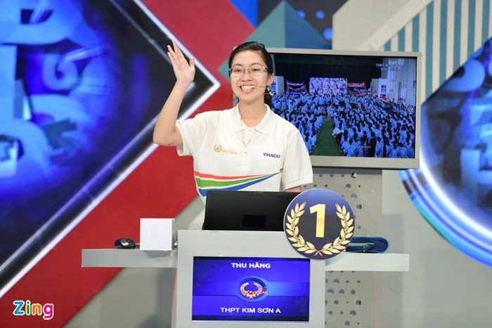 Nguyễn Thị Thu Hằng là thí sinh nữ đầu tiên lọt vào chung kết Olympia sau 8 năm