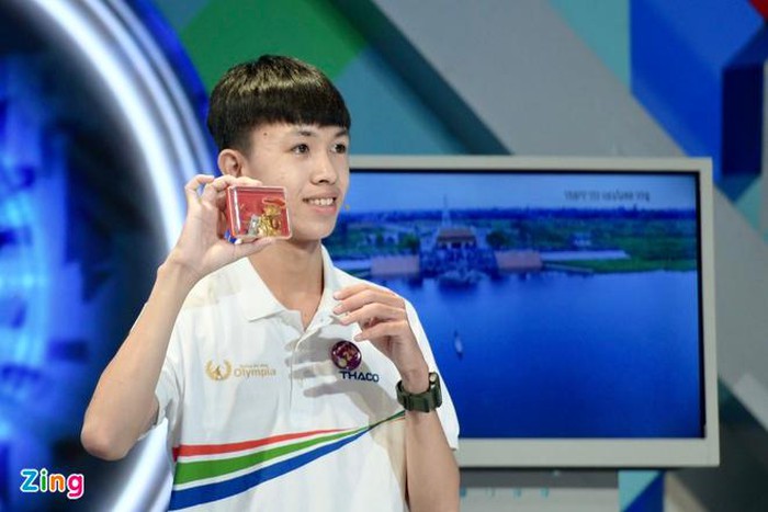 Văn Ngọc Tuấn Kiệt là người thứ 4 mang cầu truyền hình Olympia về cho Quảng Trị