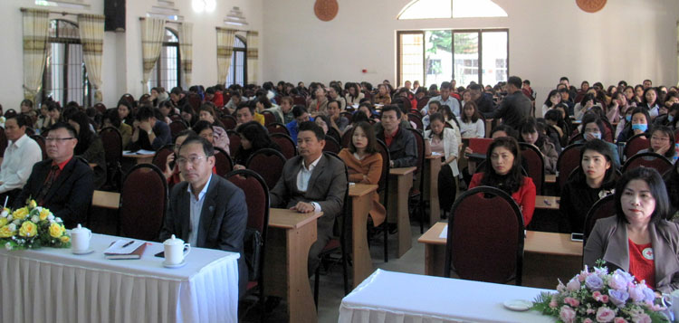 200 đại biểu tham dự tập huấn công tác Hội Chữ thập đỏ trường học toàn tỉnh