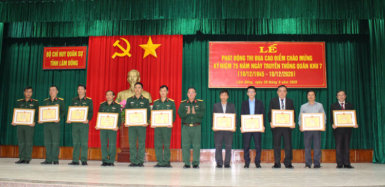 Bộ Chỉ huy Quân sự tỉnh Lâm Đồng phát động đợt thi đua cao điểm