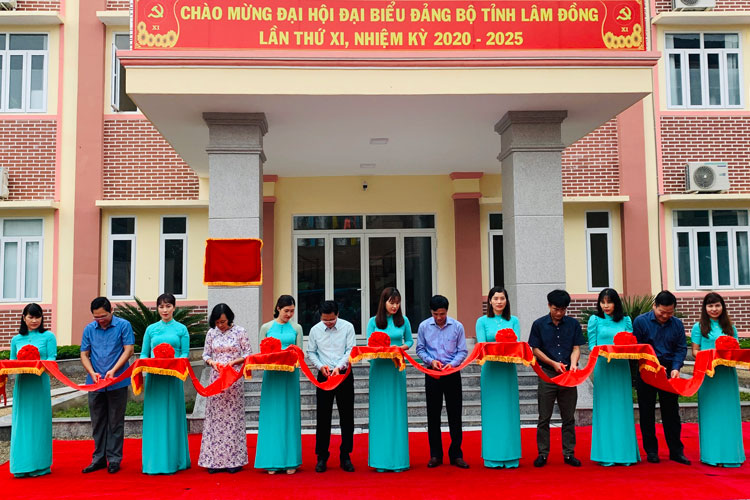 Đạ Tẻh: Khánh thành công trình chào mừng Đại hội Đảng bộ tỉnh Lâm Đồng lần thứ XI