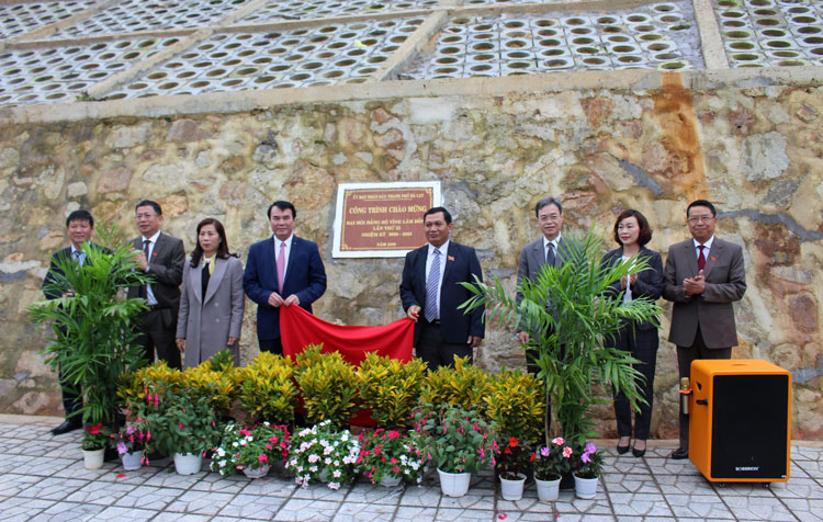Đà Lạt: Gắn biển công trình chào mừng Đại hội đại biểu Đảng bộ tỉnh Lâm Đồng lần thứ XI, nhiệm kỳ 2020 – 2025