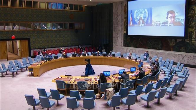 Quang cảnh cuộc họp về tình hình tại Cộng hòa Trung Phi của Hội đồng Bảo an Liên hợp quốc (HĐBA LHQ), ngày 19/10/2020