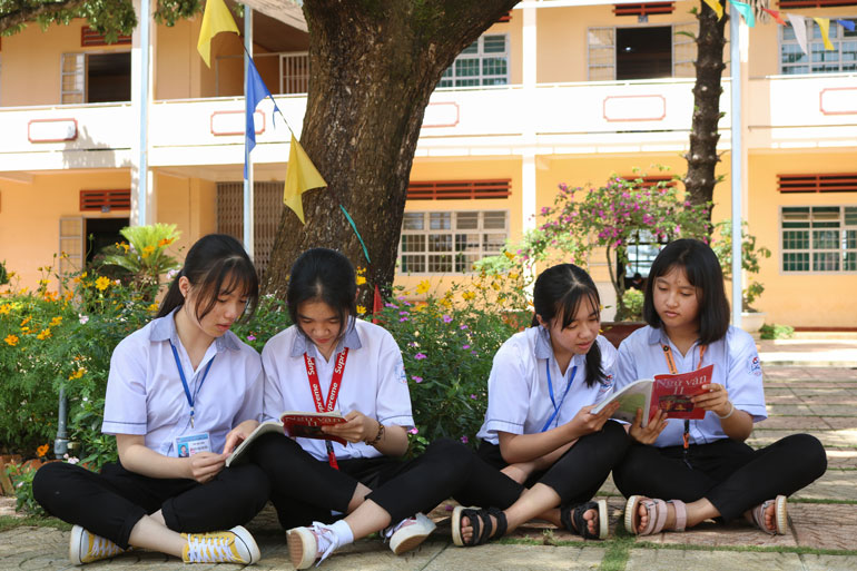 Thông qua các hoạt động ngoại khóa, học sinh Trường THPT Tân Hà ngày càng năng động, tự tin