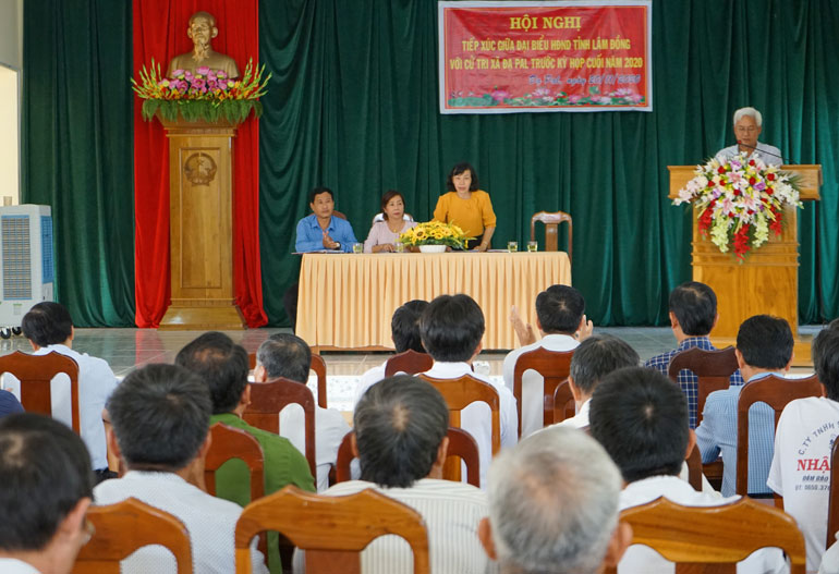 Tổ đại biểu HĐND tỉnh khóa IX tiếp xúc với cử tri huyện Đạ Tẻh