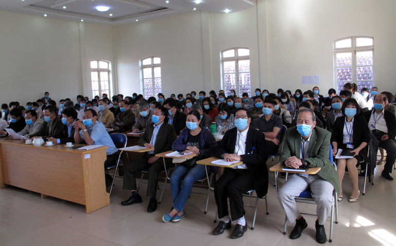 Trung tâm Kiểm soát Bệnh tật Lâm Đồng tổ chức diễn tập phòng chống dịch Covid-19 tại cộng đồng cho toàn ngành Y tế trong tỉnh