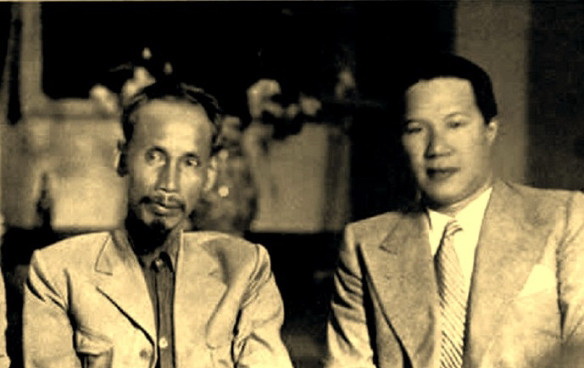 Chủ tịch Hồ Chí Minh và Cố vấn Vĩnh Thụy - Ảnh Tư liệu