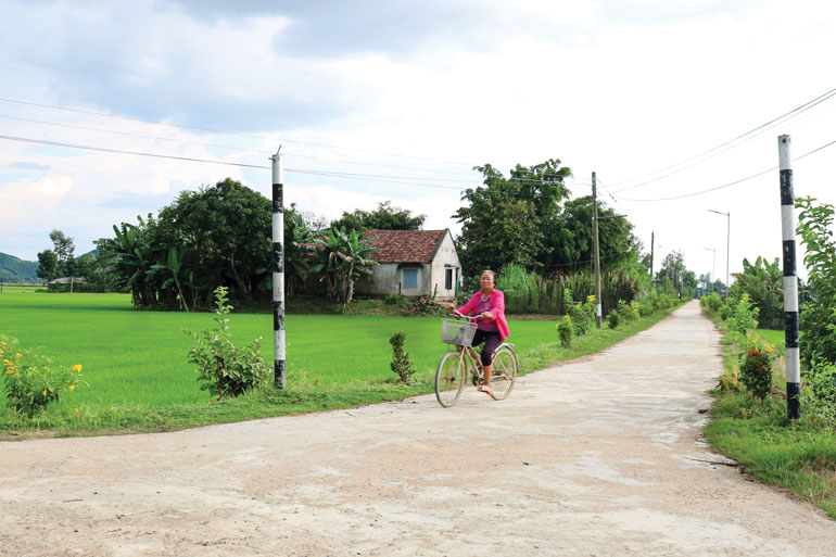 Nhờ vào xây dựng nông thôn mới, diện mạo nông thôn ở Cát Tiên ngày một khang trang hơn
