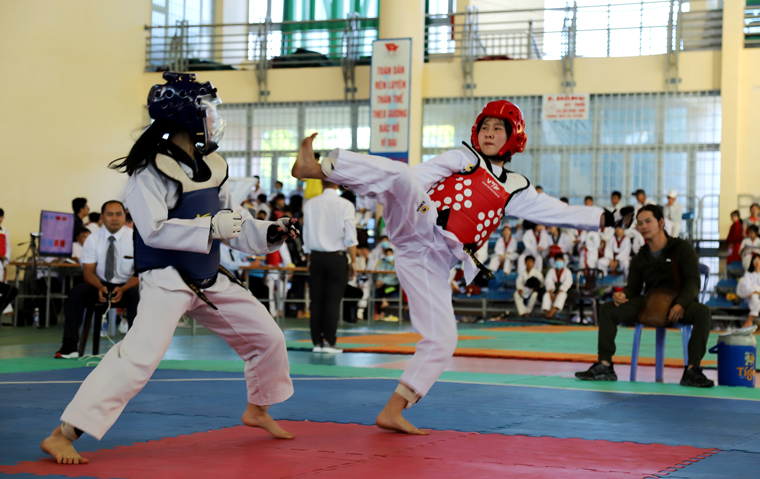 Gần 300 VĐV tranh tài tại Giải Taekwondo các CLB tỉnh Lâm Đồng năm 2020
