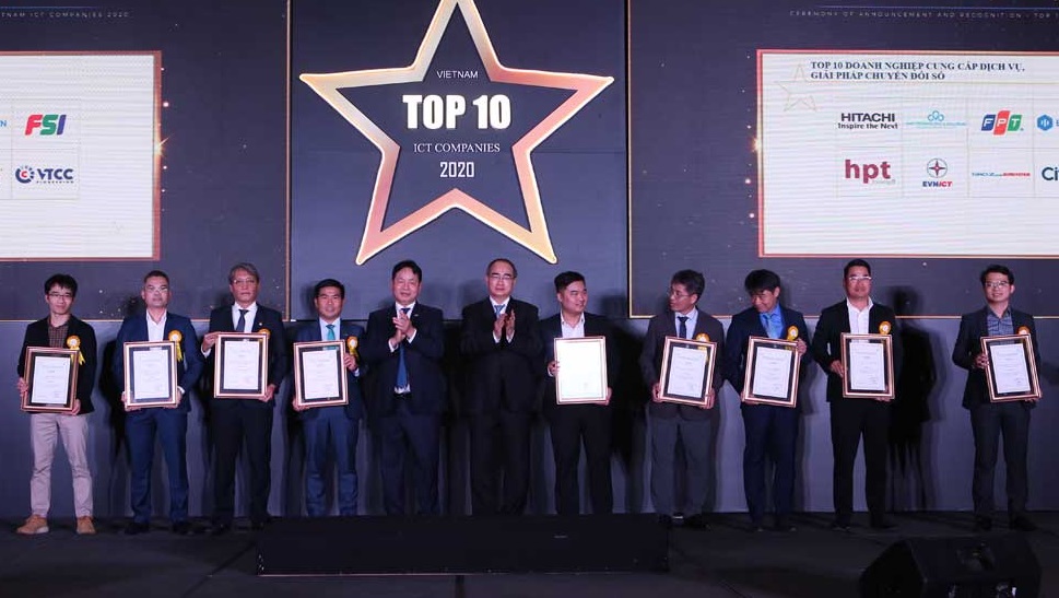 Công bố và vinh danh Top 10 doanh nghiệp CNTT Việt Nam 2020