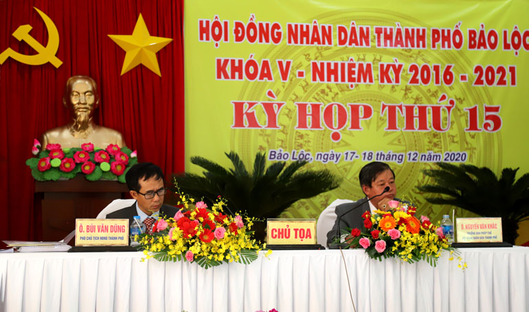 HĐND TP Bảo Lộc khai mạc kỳ họp thường lệ cuối năm 2020