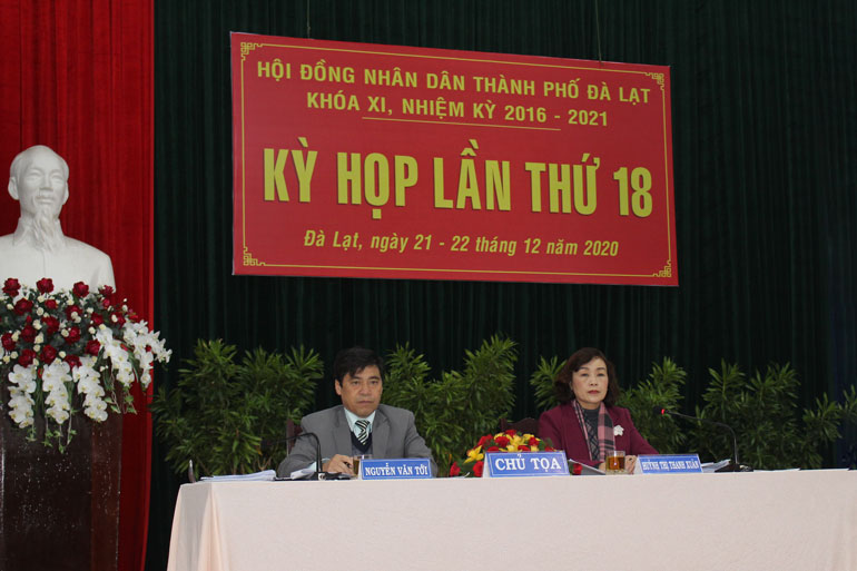 Kỳ họp lần thứ 18 HĐND thành phố Đà Lạt khóa XI