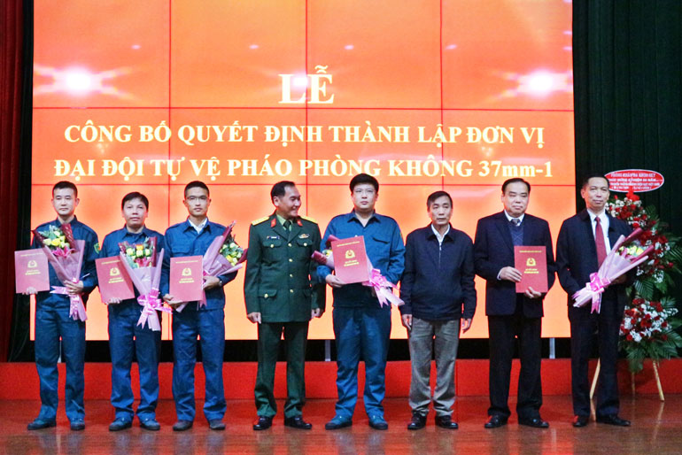 Công ty Điện lực Lâm Đồng: Thành lập đơn vị Đại đội Pháo phòng không 37mm-1