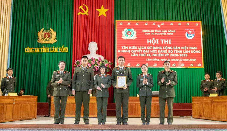 Tuổi trẻ Công an tỉnh thi "Tìm hiểu lịch sử Đảng Cộng sản Việt Nam và Nghị quyết Đảng bộ tỉnh Lâm Đồng lần thứ XI, nhiệm kỳ 2020-2025"