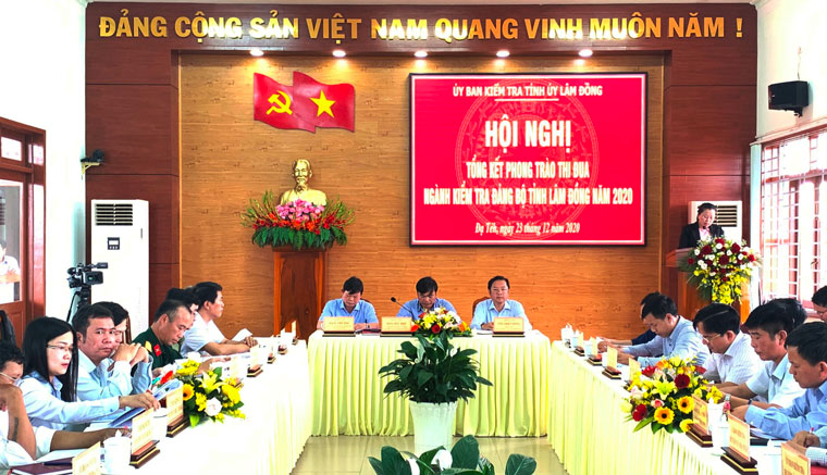 Ngành Kiểm tra Đảng bộ tỉnh Lâm Đồng tổng kết công tác thi đua năm 2020