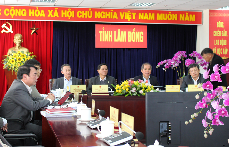 Lãnh đạo tỉnh tham dự và chủ trì tại đầu cầu Lâm Đồng