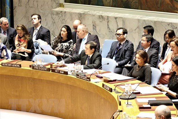 Ngày 21/1/2020, trên cương vị Chủ tịch Hội đồng Bảo an Liên hợp quốc trong tháng 1/2020, Đại sứ Đặng Đình Quý, Trưởng phái đoàn thường trực Việt Nam tại Liên hợp quốc, chủ trì phiên thảo luận mở của Hội đồng Bảo an Liên hợp quốc về tình hình Palestine-Israel. 