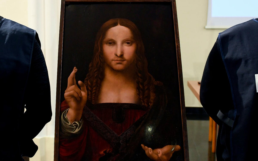 Bức tranh được cho là do học trò của Leonardo Da Vinci vẽ. Ảnh: Reuters.