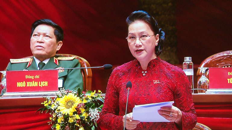 Chủ tịch Quốc hội Nguyễn Thị Kim Ngân điều hành phiên bế mạc